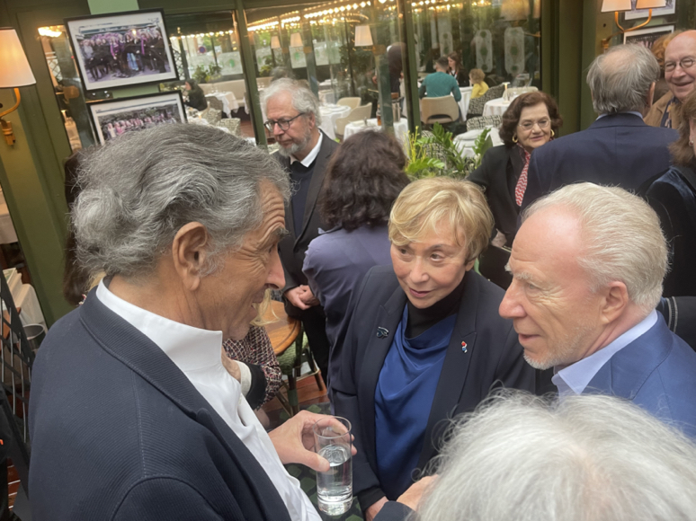 Bernatd-Henri L&eacute;vy, Julia Kristeva, Pierre Leroy