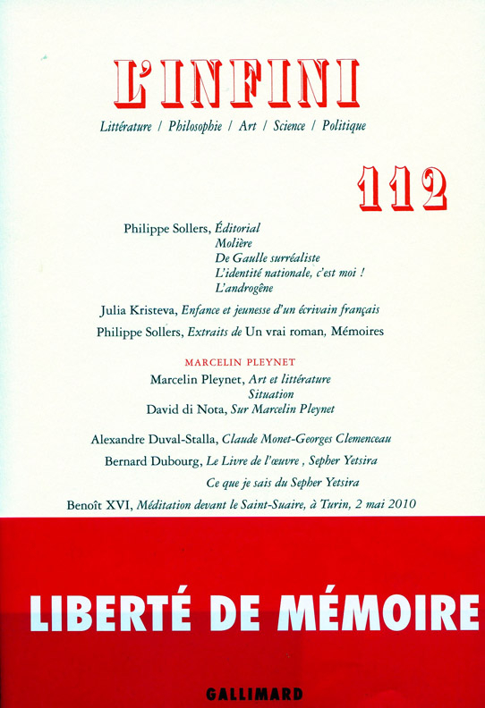 L'infini n&deg;112