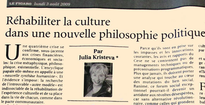Le Figaro du 3 ao&ucirc;t 2009