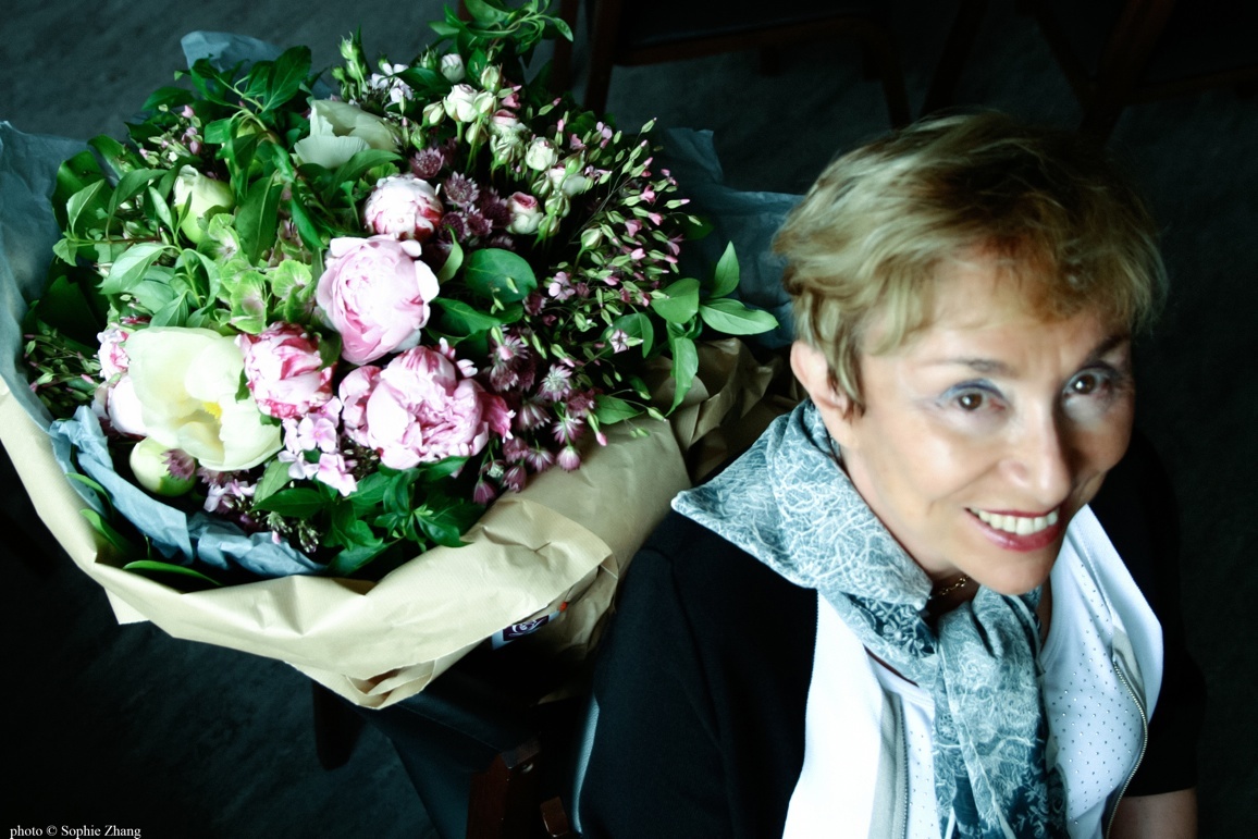 portrait de Julia Kristeva par Sophie Zhang