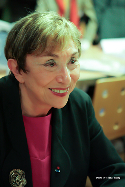 Julia Kristeva, photo Sophie Zhang 7 d&eacute;cembre 2013
